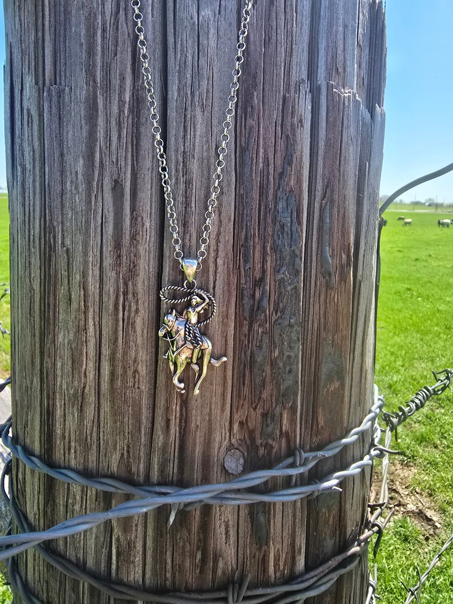 Horse Charm Necklace - Pistols 'n Petticoats - #westernboutique# - #westernfashion#