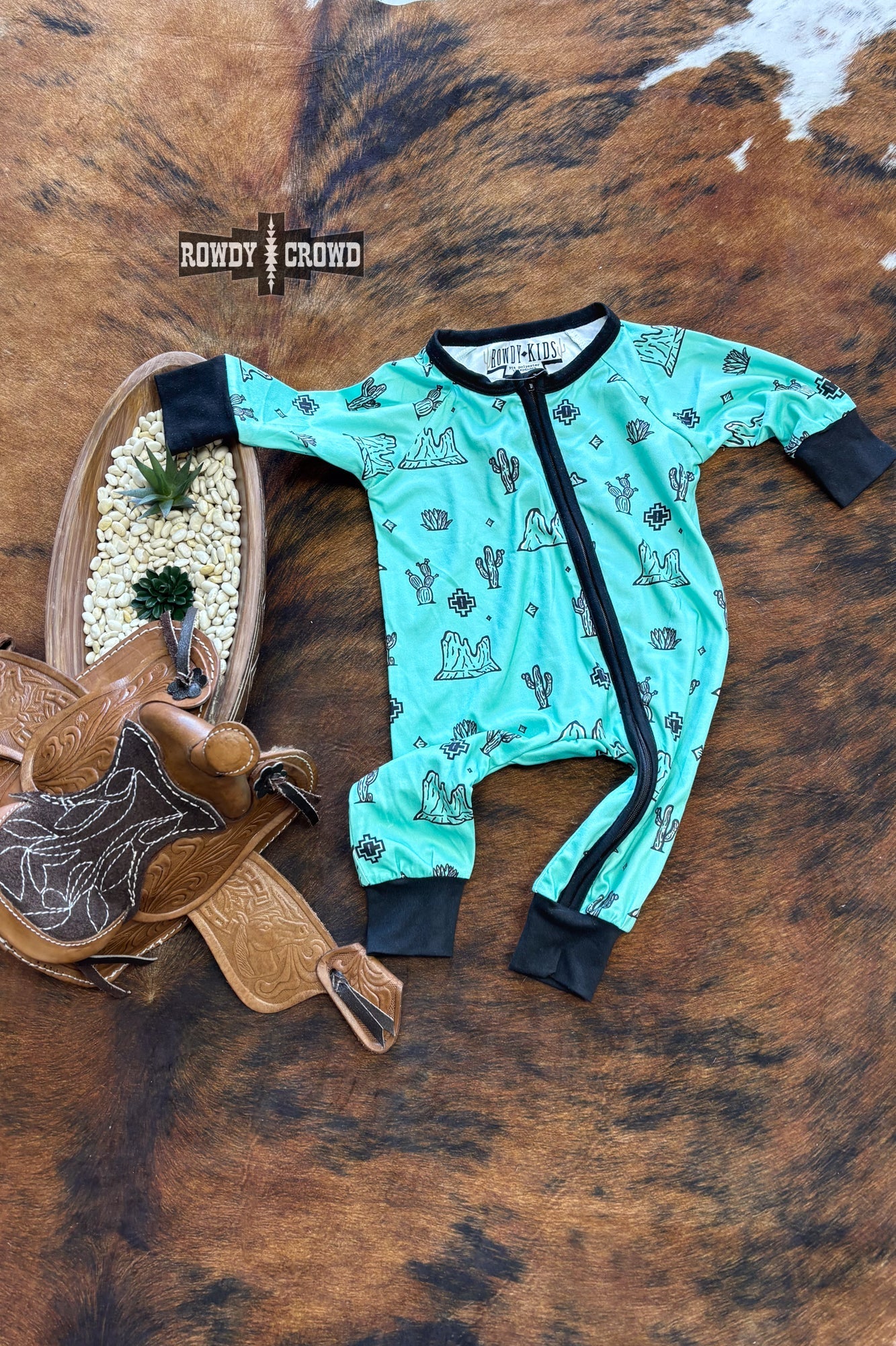 Howdy Desert Onesie - Pistols 'n Petticoats - #westernboutique# - #westernfashion#