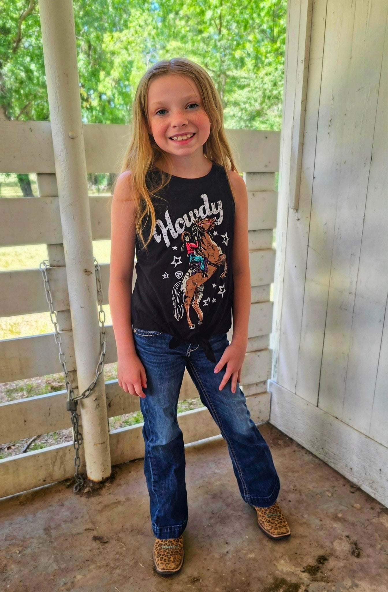Howdy Tank - Pistols 'n Petticoats - western boutique - womens western wear - western wear womens