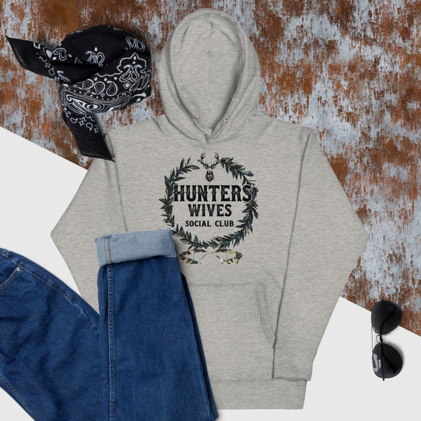 Hunter Wives Social Club Unisex Hoodie - Pistols 'n Petticoats - #westernboutique# - #westernfashion#
