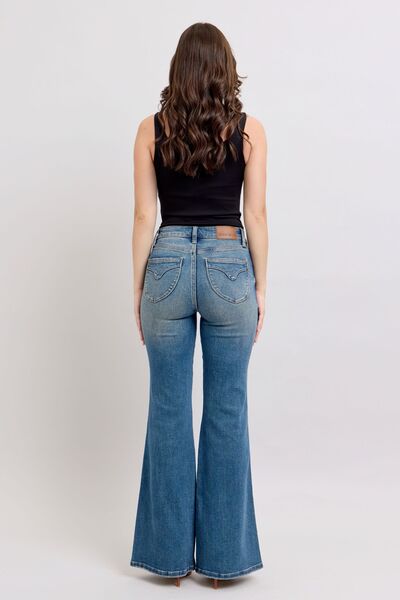 Judy Blue MR Tummy Control Vintage Wash Jeans - Pistols 'n Petticoats - #westernboutique# - #westernfashion#