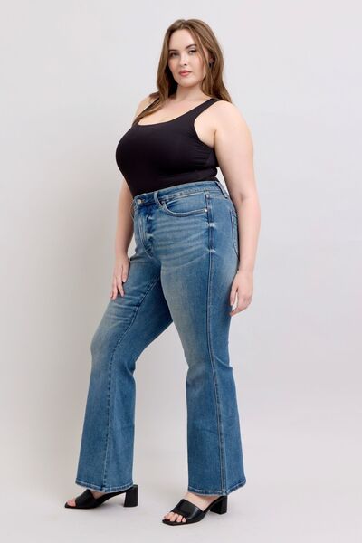 Judy Blue MR Tummy Control Vintage Wash Jeans - Pistols 'n Petticoats - #westernboutique# - #westernfashion#
