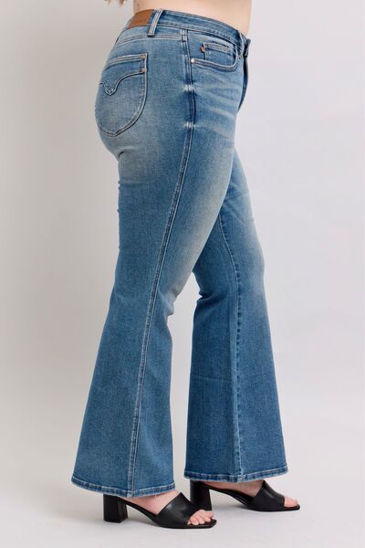 Judy Blue MR Tummy Control Vintage Wash Jeans - Pistols 'n Petticoats - #westernboutique# - #westernfashion#