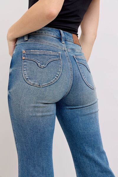 Judy Blue MR Tummy Control Vintage Wash Jeans - Pistols 'n Petticoats - #westernboutique# - #westernfashion#