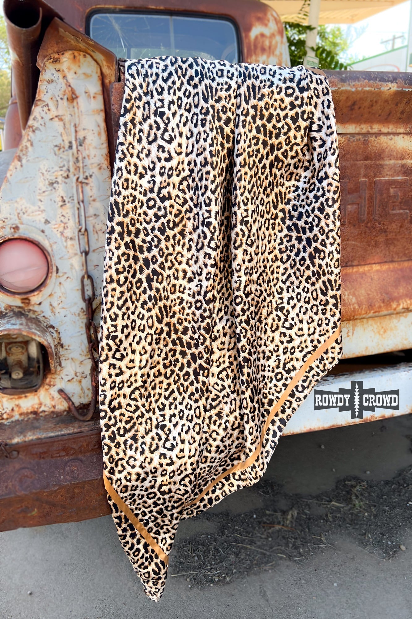 Liberty Leopard Wild Rag/ Scarf - Pistols 'n Petticoats - #westernboutique# - #westernfashion#