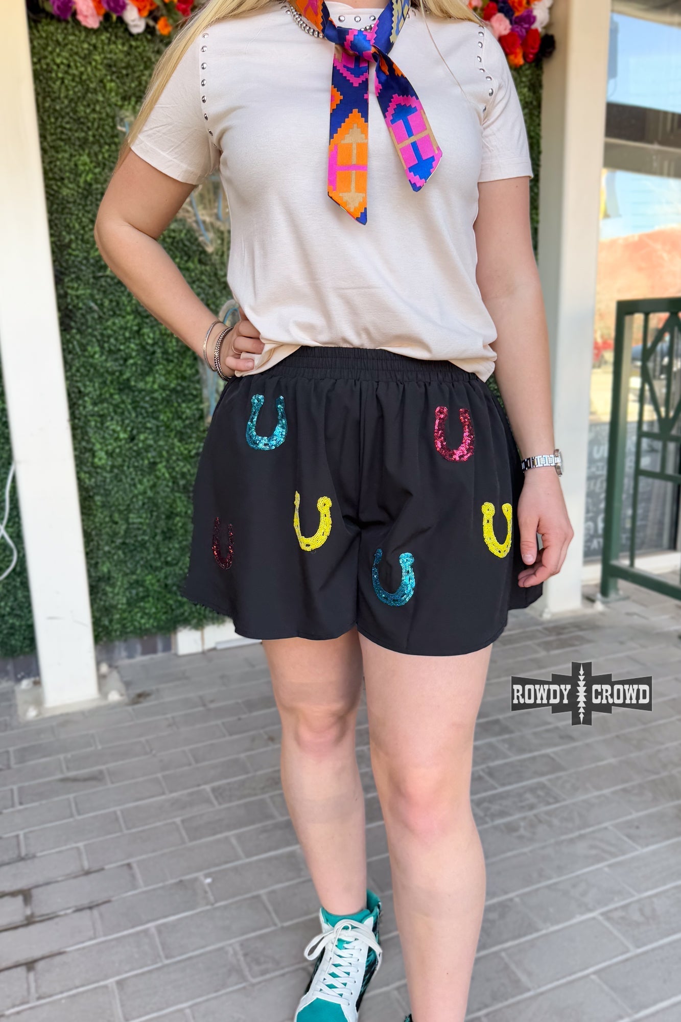 Lucky Buck Shorts - Pistols 'n Petticoats - #westernboutique# - #westernfashion#