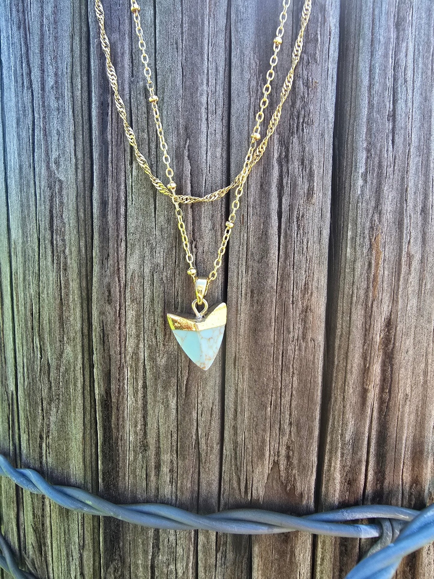 Micro Arrowhead Layered Necklace - Pistols 'n Petticoats - #westernboutique# - #westernfashion#