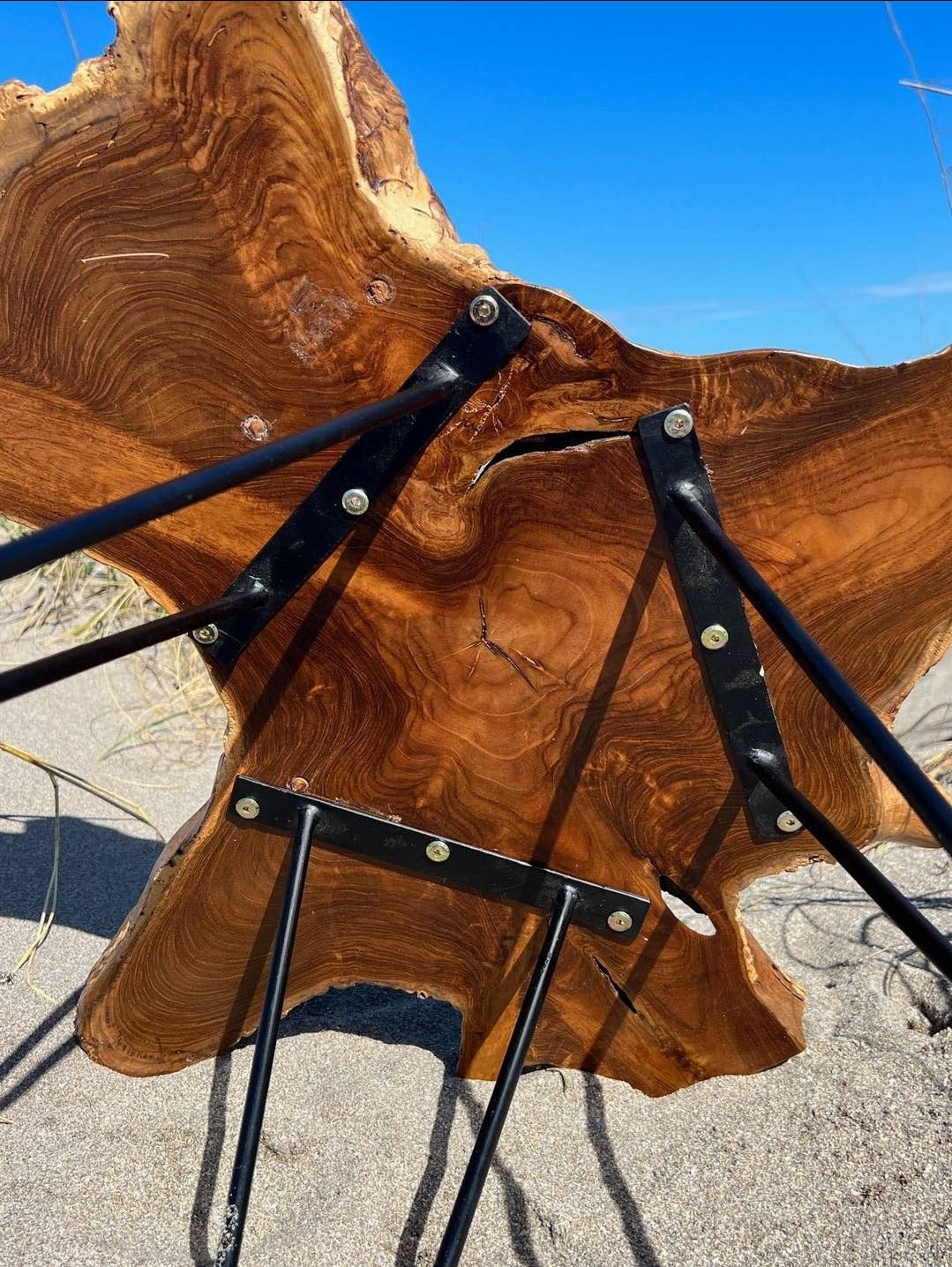 Natural Wood coffee table - Pistols 'n Petticoats - #westernboutique# - #westernfashion#