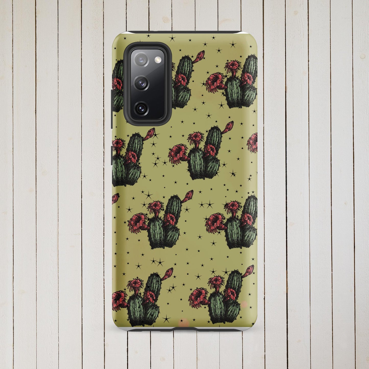 Night Cactus Tough case for Samsung® - Pistols 'n Petticoats - #westernboutique# - #westernfashion#