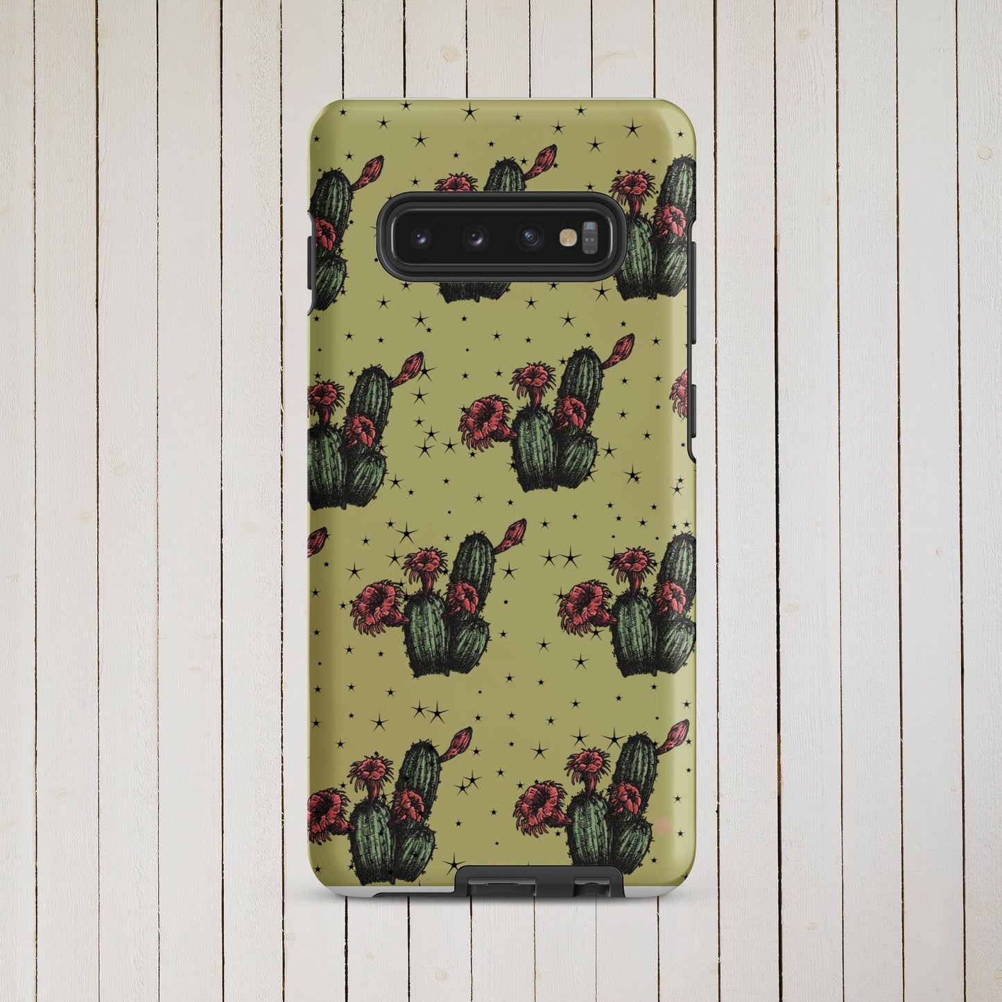 Night Cactus Tough case for Samsung® - Pistols 'n Petticoats - #westernboutique# - #westernfashion#