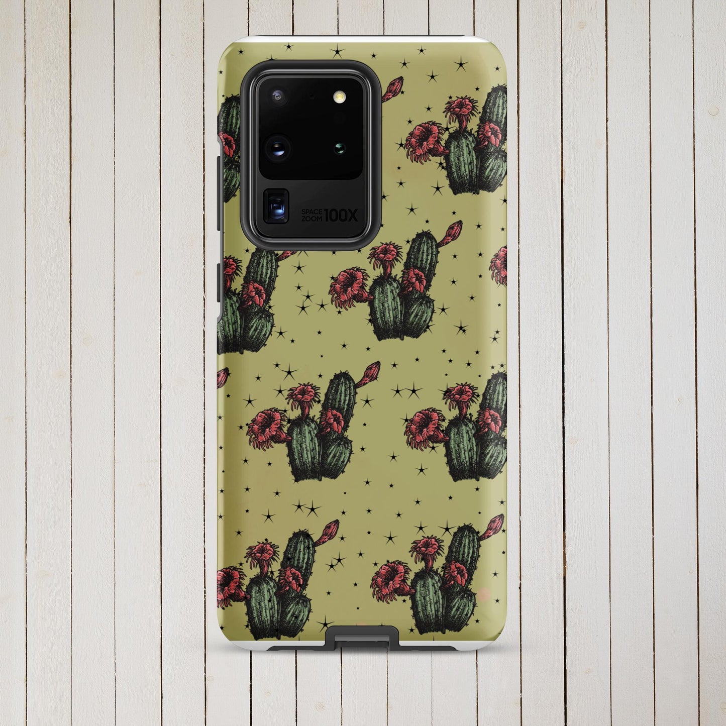 Night Cactus Tough case for Samsung® - Pistols 'n Petticoats - #westernboutique# - #westernfashion#