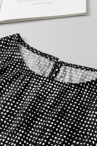 Printed Short Puff Sleeve Blouse - Pistols 'n Petticoats - #westernboutique# - #westernfashion#