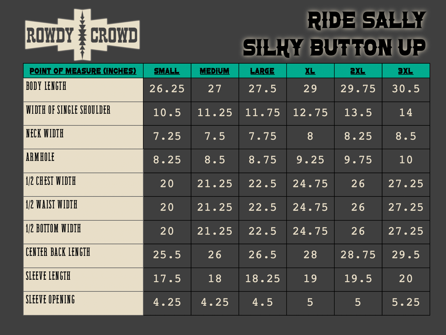 Ride Sally Silky Button Up - Pistols 'n Petticoats - #westernboutique# - #westernfashion#