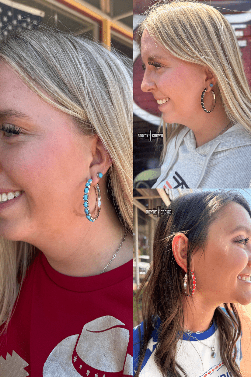 Ringling Hoop Earrings - Pistols 'n Petticoats - western boutique - womens western wear - western wear womens