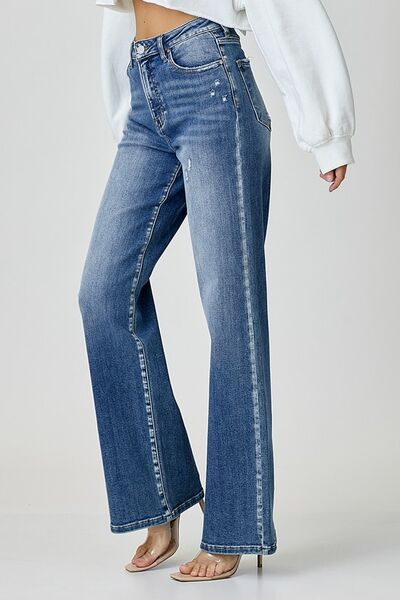 RISEN High Waist Jeans with Pockets - Pistols 'n Petticoats - #westernboutique# - #westernfashion#