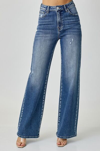RISEN High Waist Jeans with Pockets - Pistols 'n Petticoats - #westernboutique# - #westernfashion#