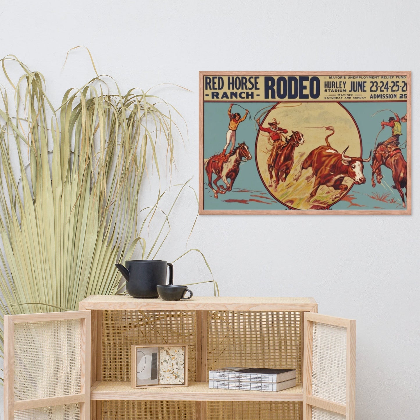 Rodeo Framed poster - rodeo poster - Pistols 'n Petticoats - #westernboutique# - #westernfashion#