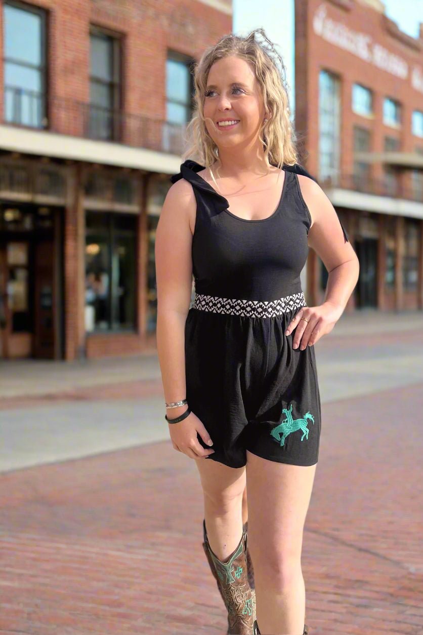 Roundup Romper - Pistols 'n Petticoats - #westernboutique# - #westernfashion#
