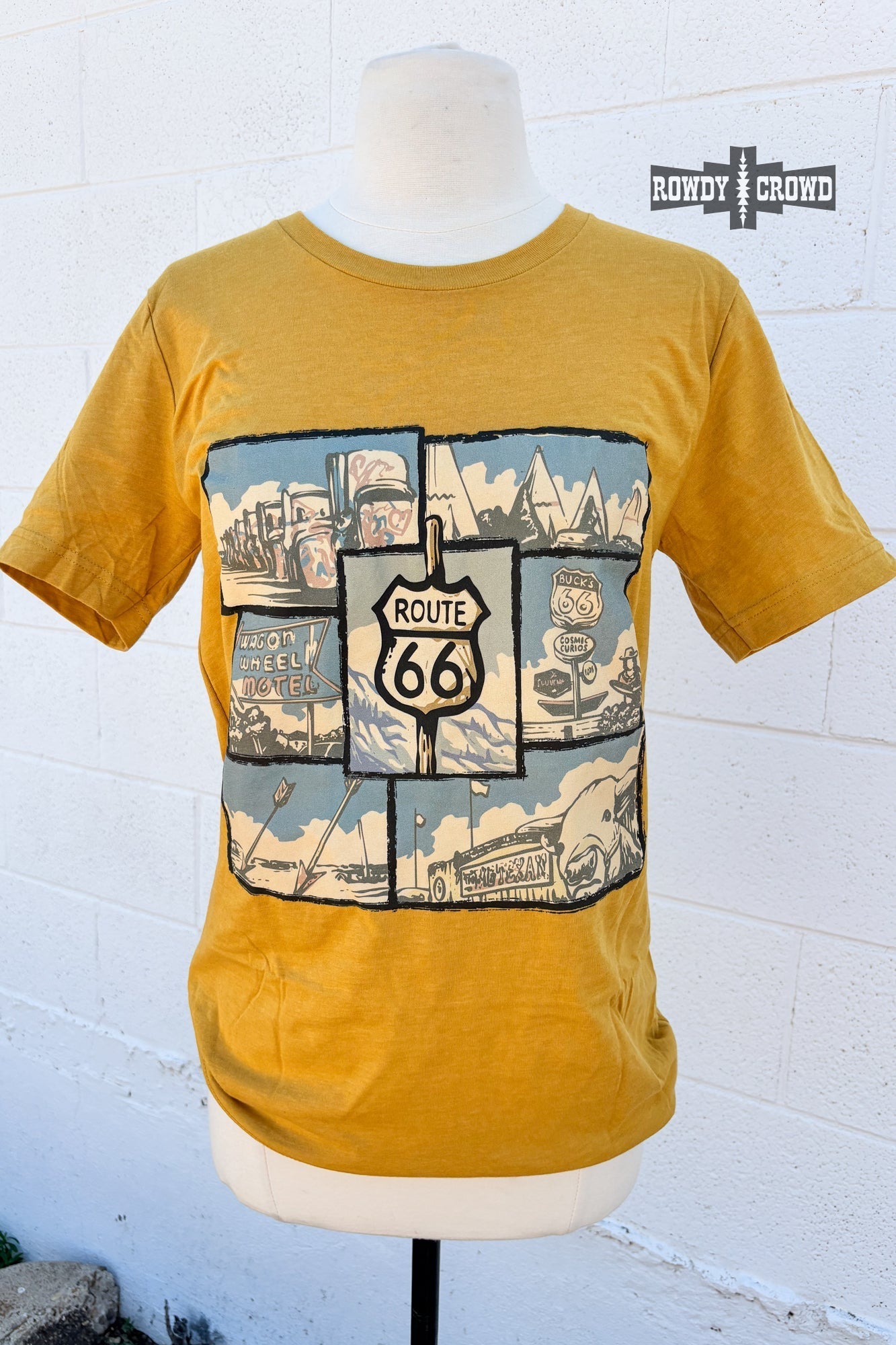 Route 66 Tee - Pistols 'n Petticoats - #westernboutique# - #westernfashion#