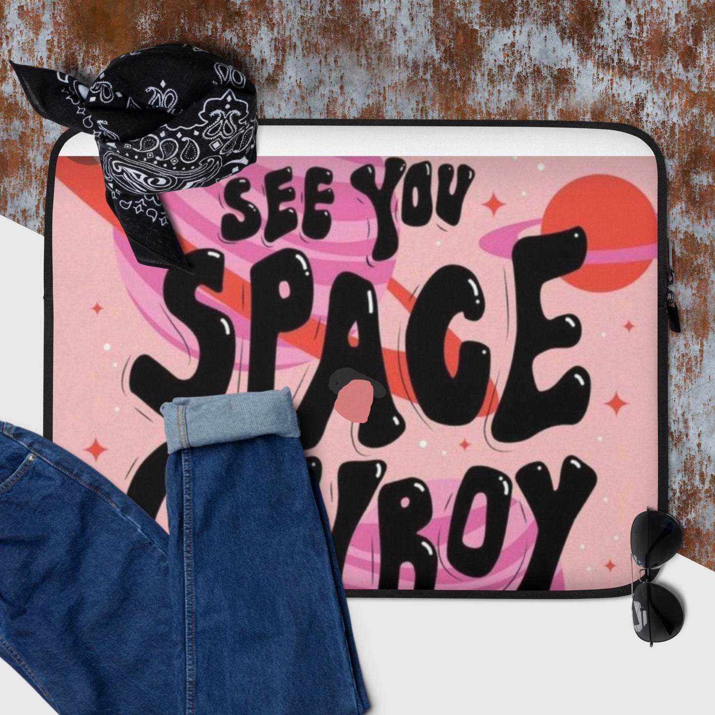 See you space cowboy Laptop Sleeve - Pistols 'n Petticoats - #westernboutique# - #westernfashion#