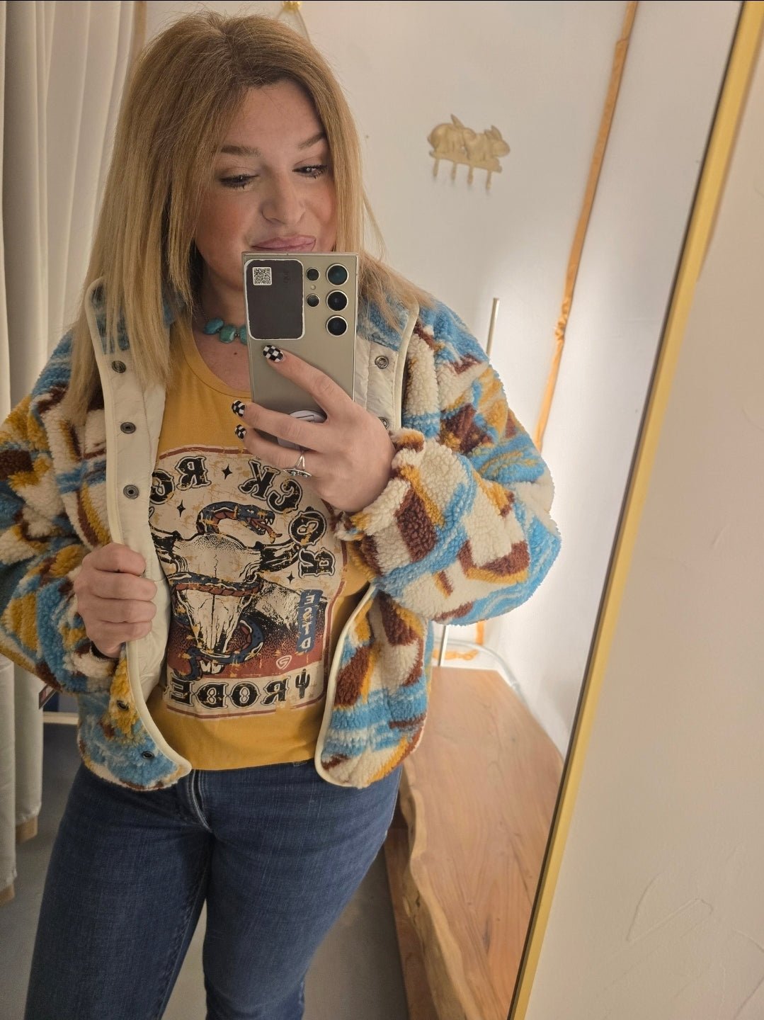 sherpa western jacket, womens sherpa fleece jacket, sherpa coat sweater hybrid, western outerwear women, cozy sherpa jacket, cowgirl sherpa coat, womens western jacket