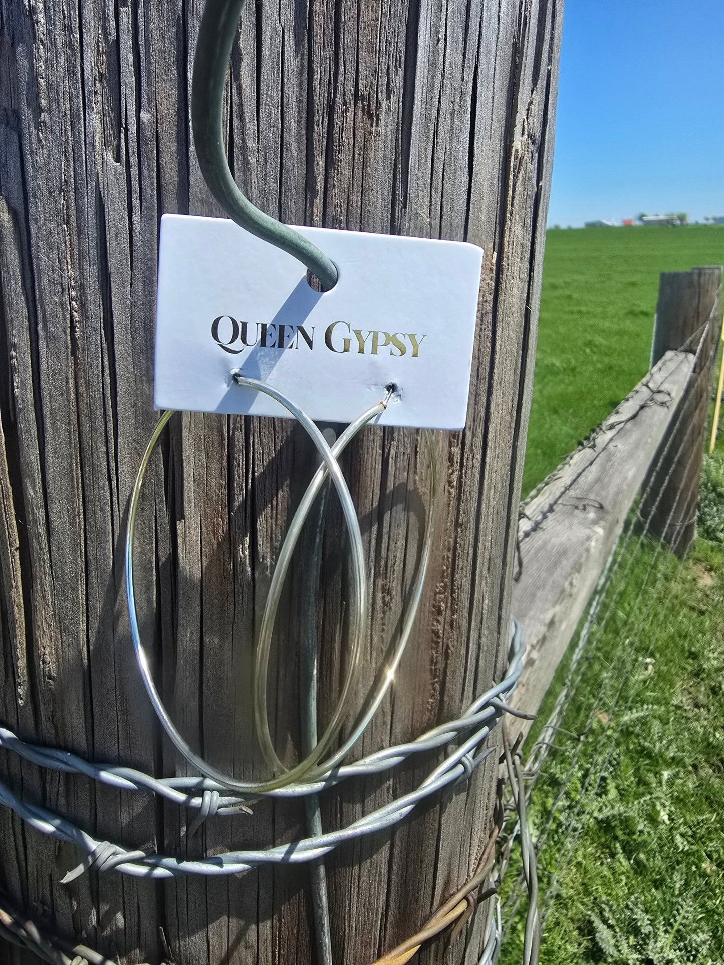 Silver Hoops - Pistols 'n Petticoats - #westernboutique# - #westernfashion#