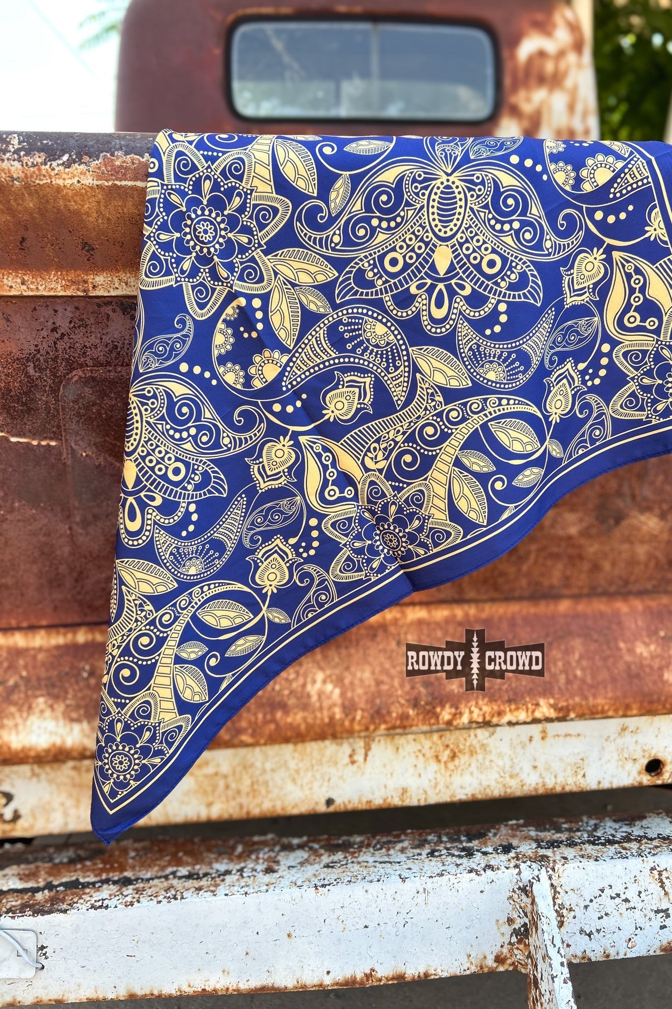 SMALL Punchy Paisley Wild Rag - Pistols 'n Petticoats - western boutique - womens western wear - western wear womens