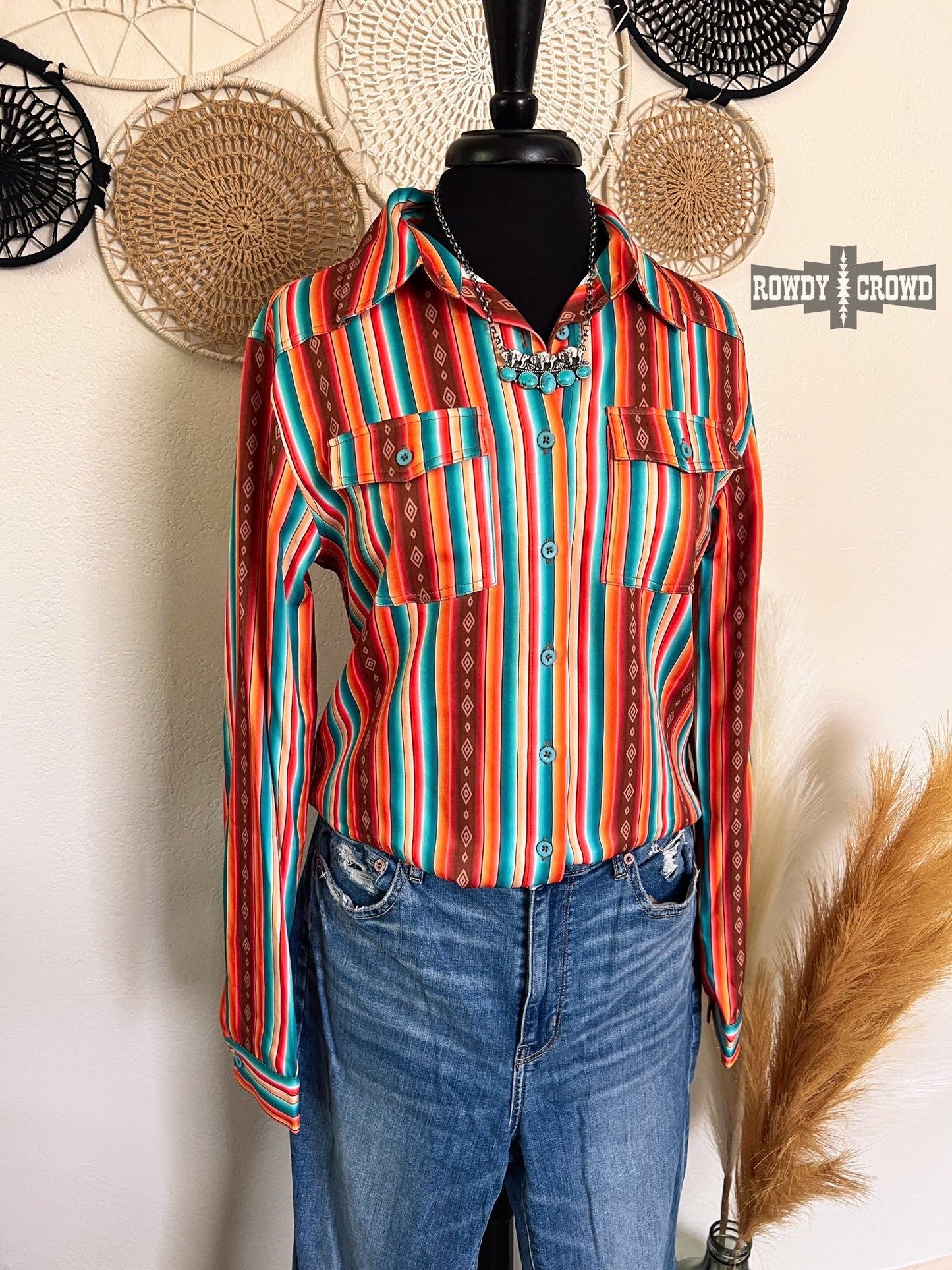 Sturgill Serape Button Up - Pistols 'n Petticoats - #westernboutique# - #westernfashion#
