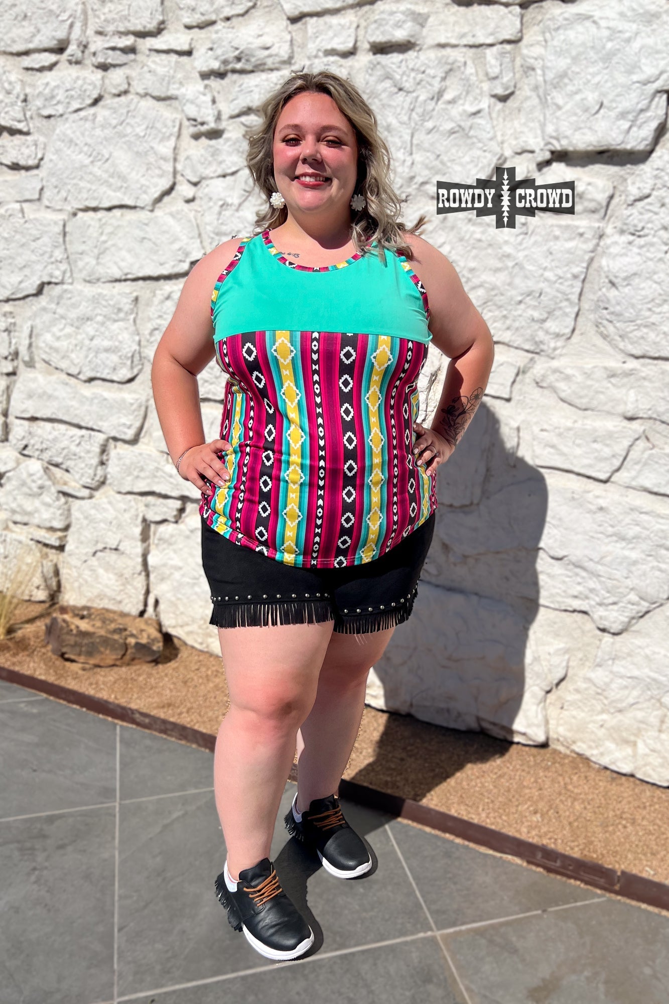 Sunny Daze Tank Top - Pistols 'n Petticoats - #westernboutique# - #westernfashion#