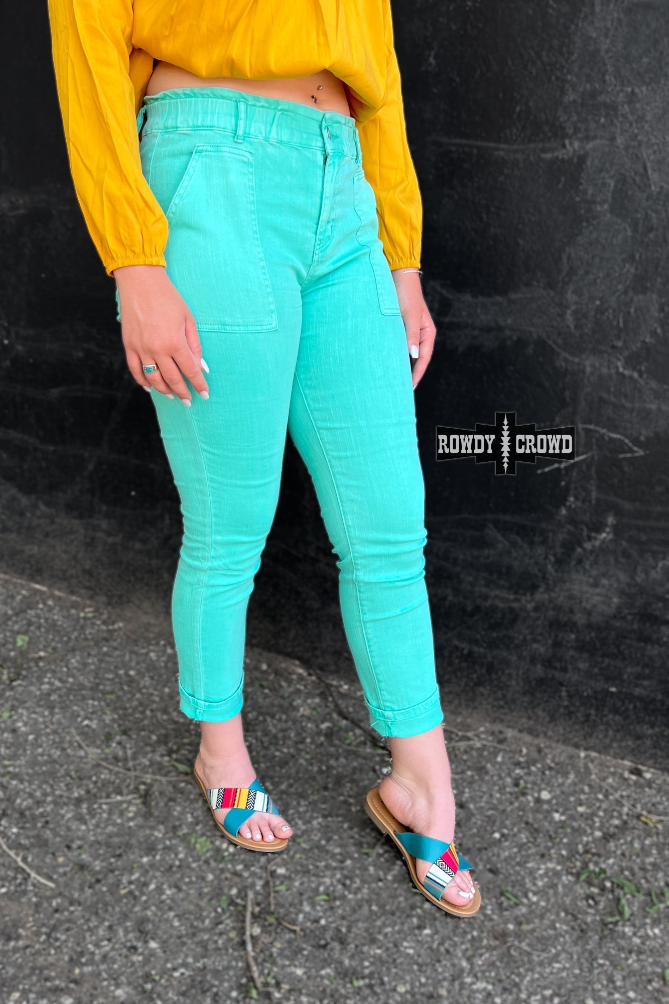Turquoise Creek Pants - Pistols 'n Petticoats - #westernboutique# - #westernfashion#