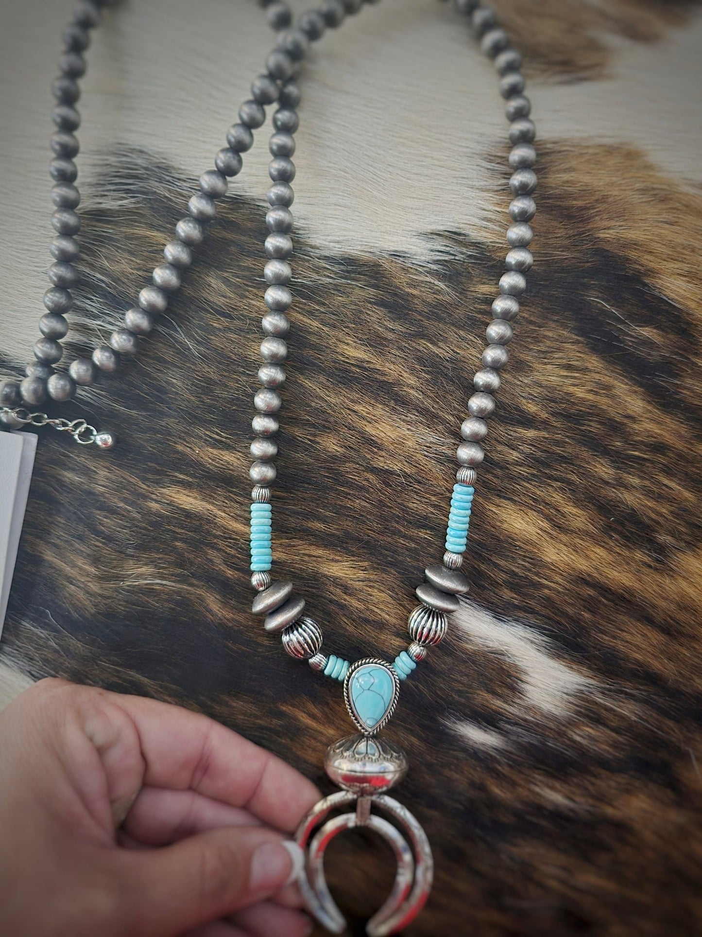 Turquoise Statement Necklace - Pistols 'n Petticoats - #westernboutique# - #westernfashion#