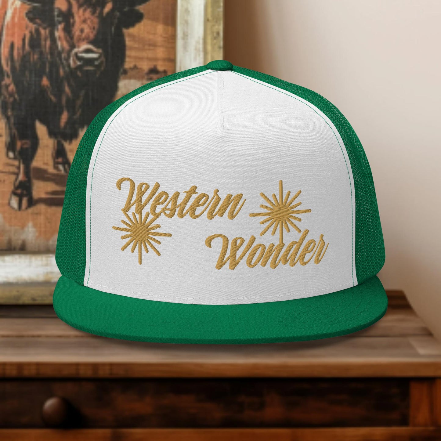 Western Wonder Trucker Cap - Pistols 'n Petticoats - #westernboutique# - #westernfashion#