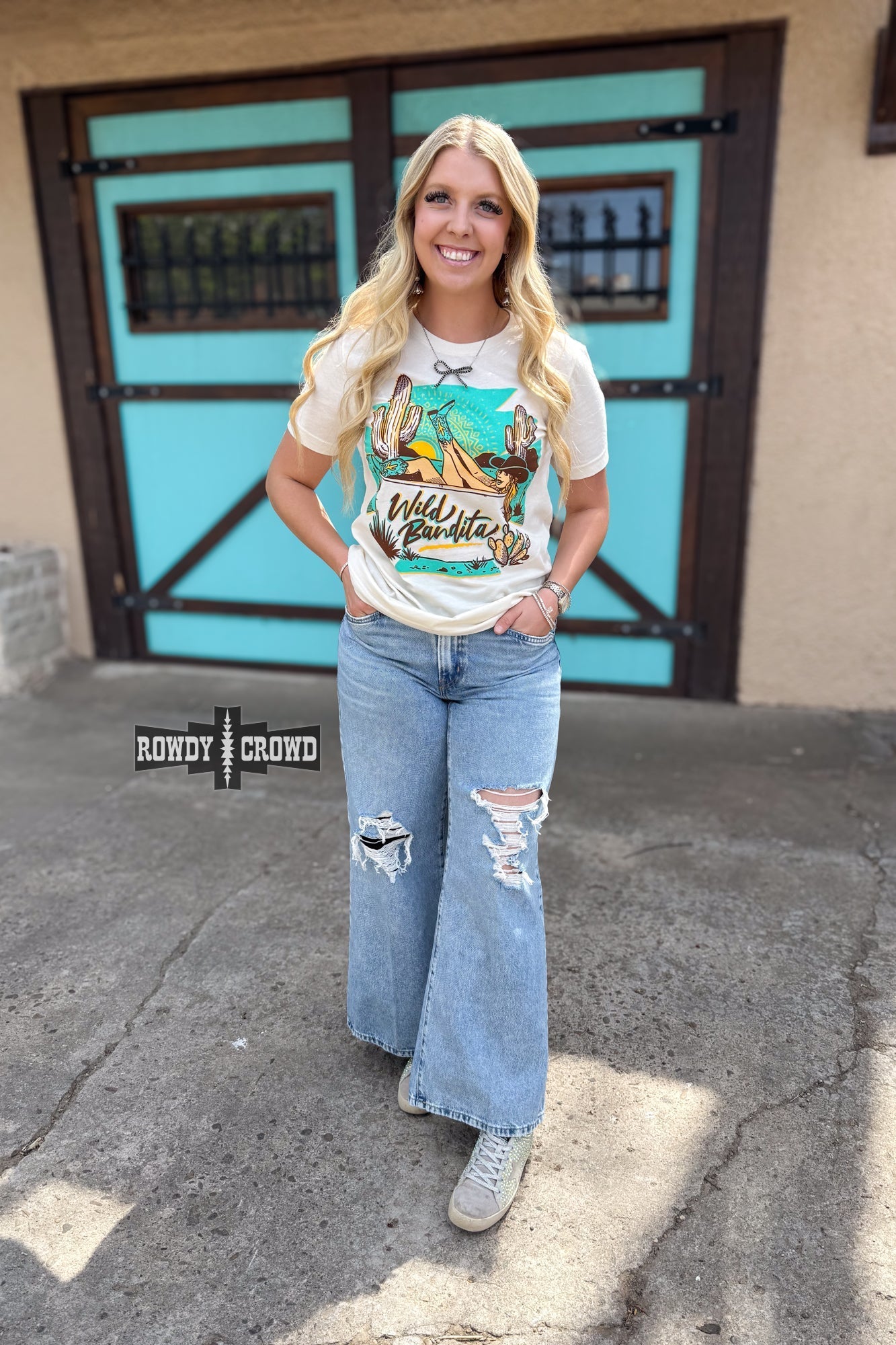 Wild Bandita Tee - Pistols 'n Petticoats - western boutique - womens western wear - western wear womens