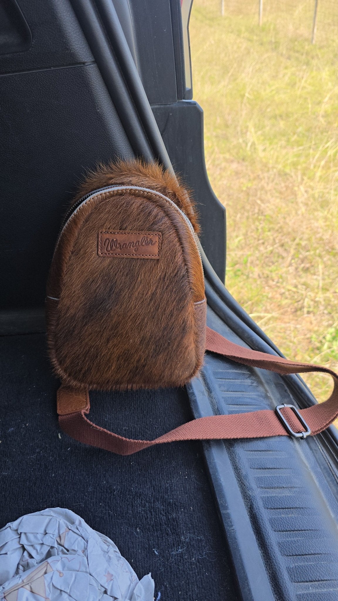 Wrangler Cowhide bag - Pistols 'n Petticoats - #westernboutique# - #westernfashion#