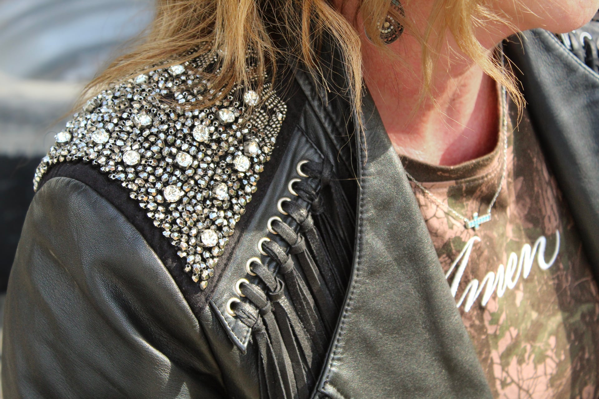 black fringe leather jacket, long fringe moto jacket, western fringe coat, women’s fringe leather outerwear, cowgirl leather jacket, fringe leather jacket black, western moto fringe coat