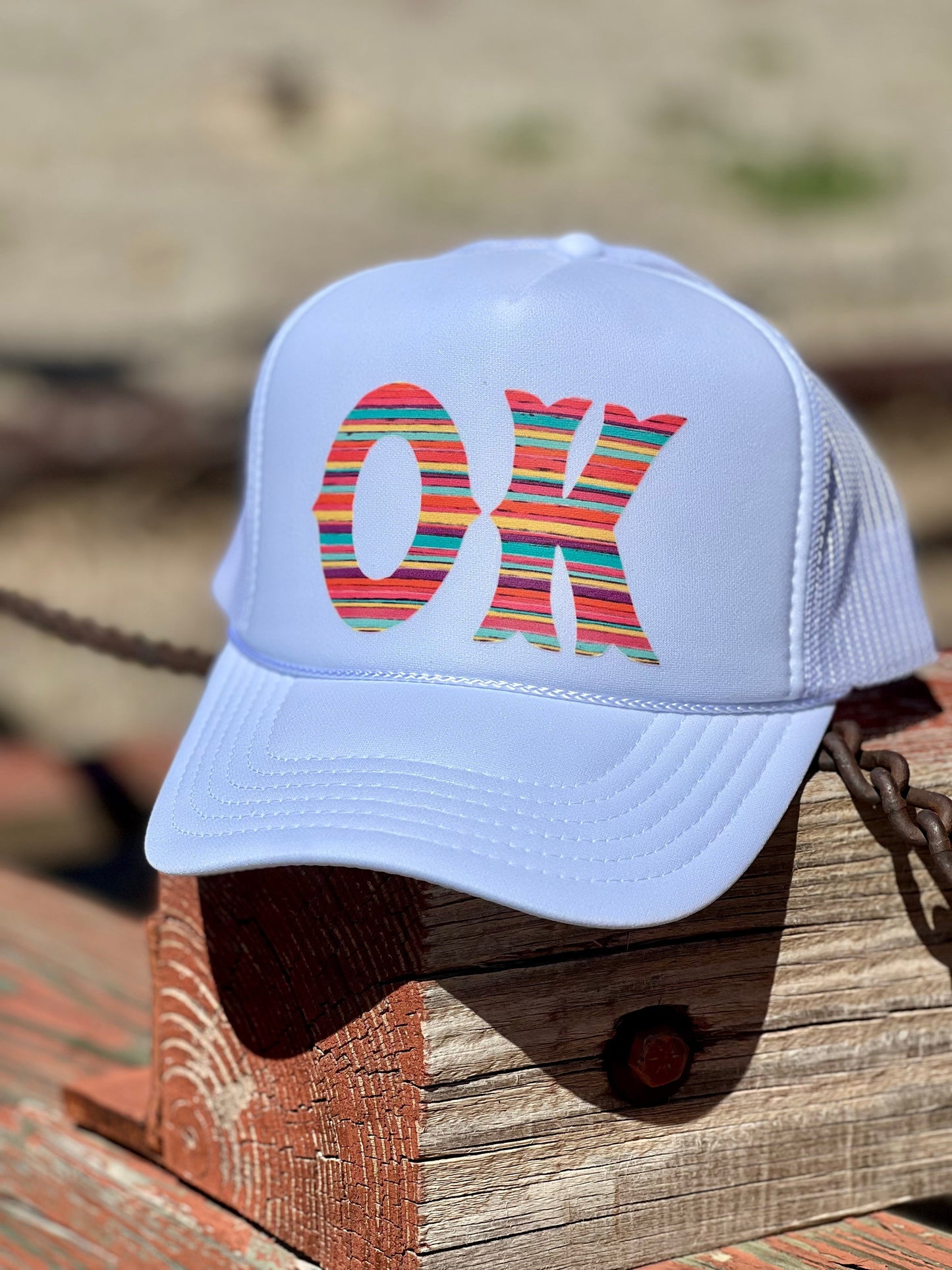 Serape State Custom Foam Trucker Cap