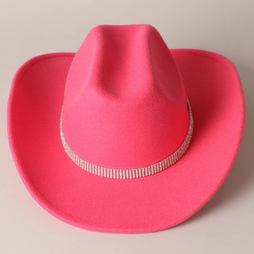 Cowgirl Hat with Rhinestones