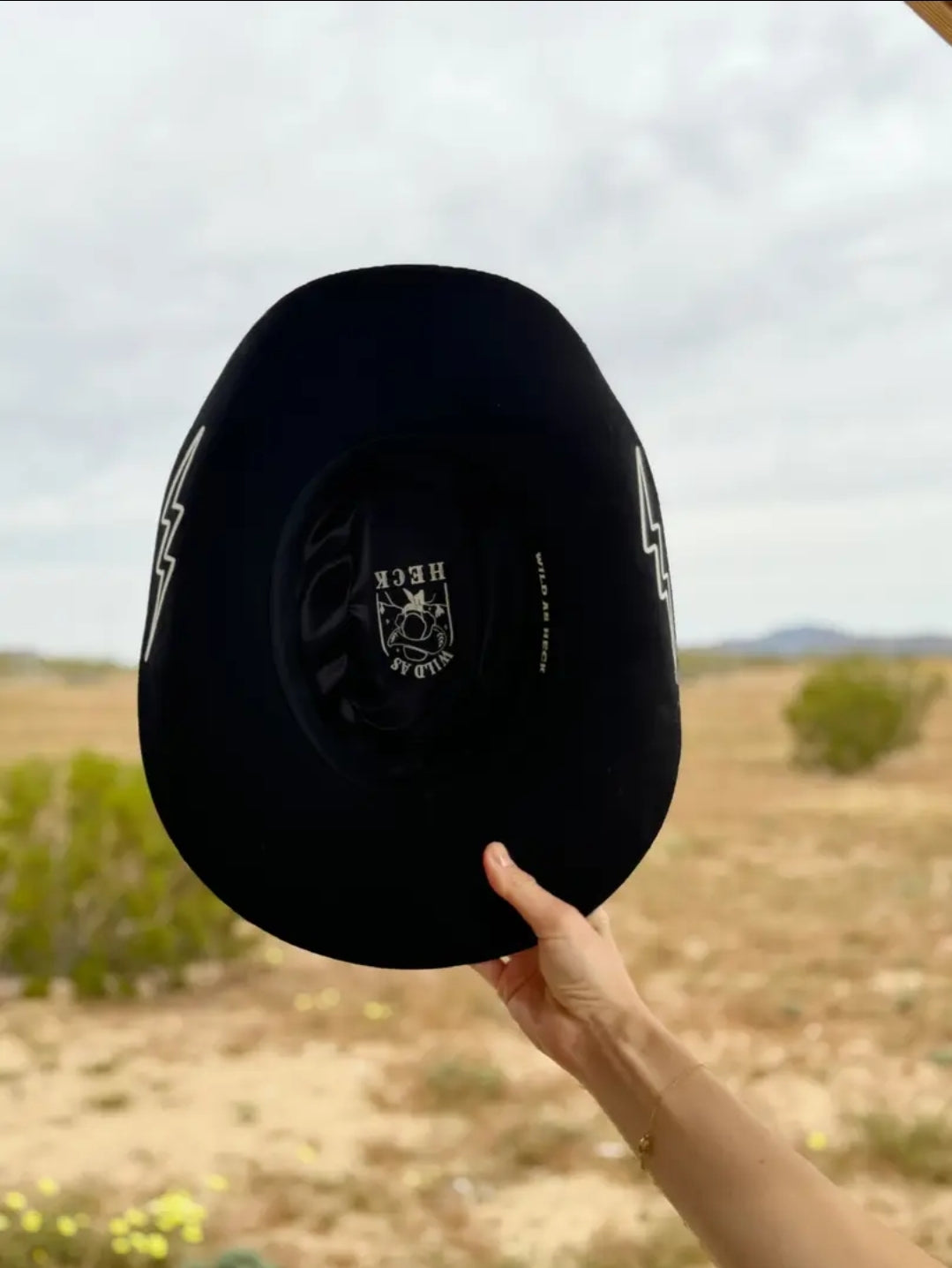 womens black western hat