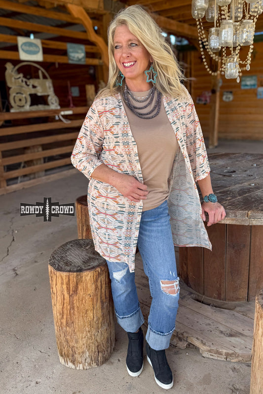 Acoma Aztec Short Duster - Pistols 'n Petticoats - western boutique - womens western wear - western wear womens