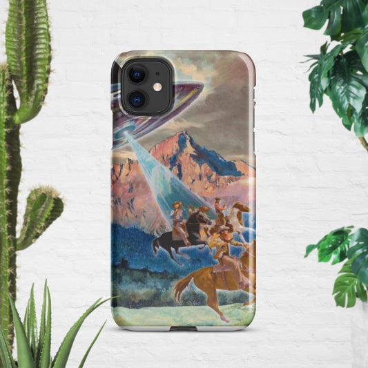 Alien Abduction Snap case for iPhone® - Pistols 'n Petticoats - #westernboutique# - #westernfashion#