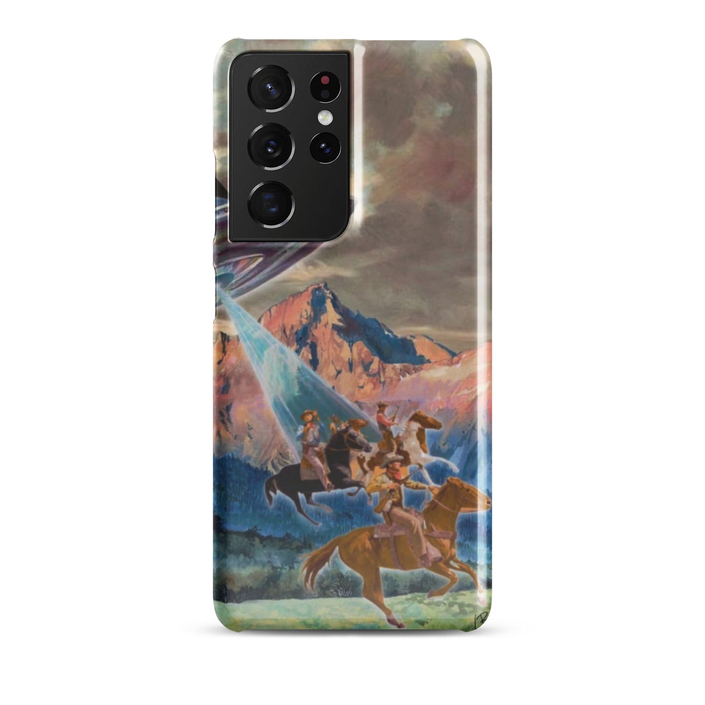Aliens & Cowboys western style phone cases Snap case for Samsung® - Pistols 'n Petticoats - #westernboutique# - #westernfashion#