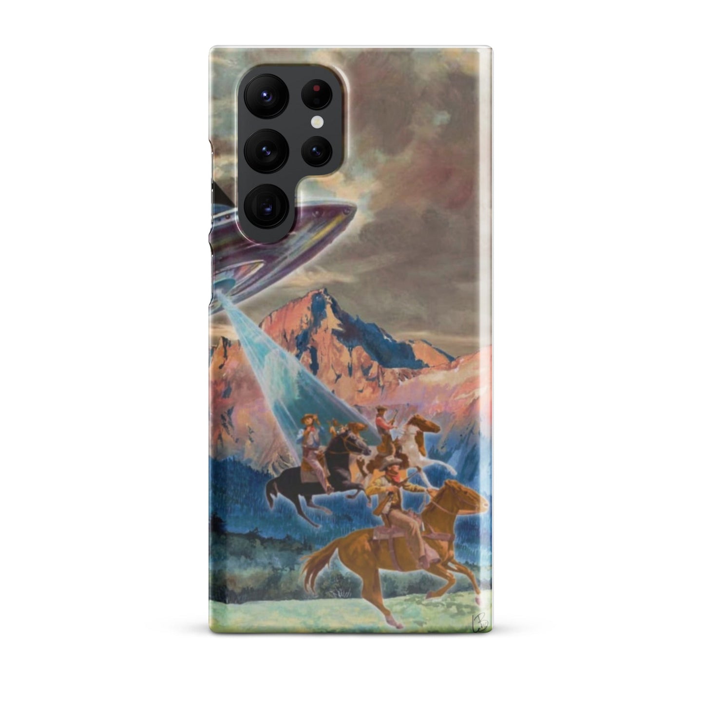 Aliens & Cowboys western style phone cases Snap case for Samsung® - Pistols 'n Petticoats - #westernboutique# - #westernfashion#