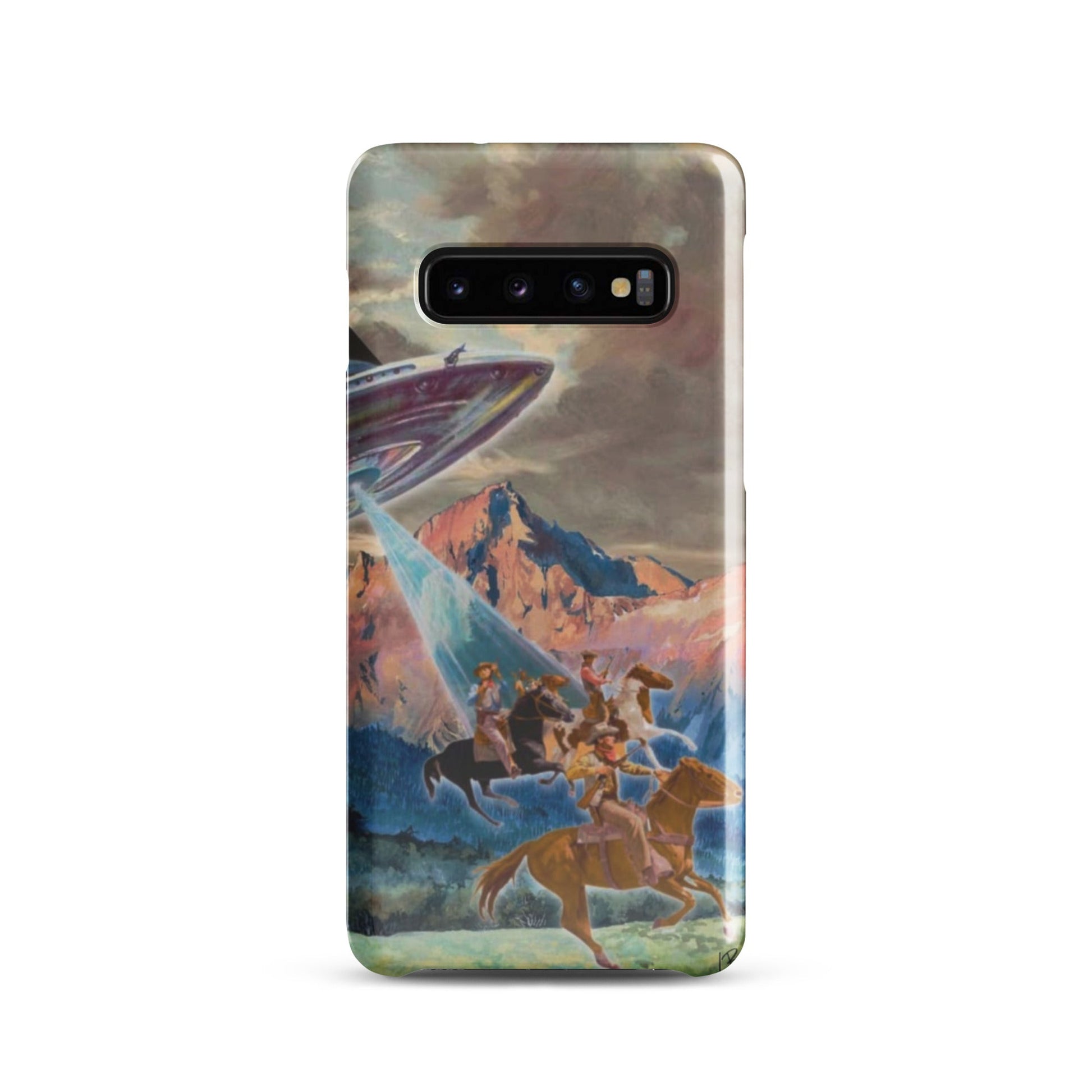 Aliens & Cowboys western style phone cases Snap case for Samsung® - Pistols 'n Petticoats - #westernboutique# - #westernfashion#