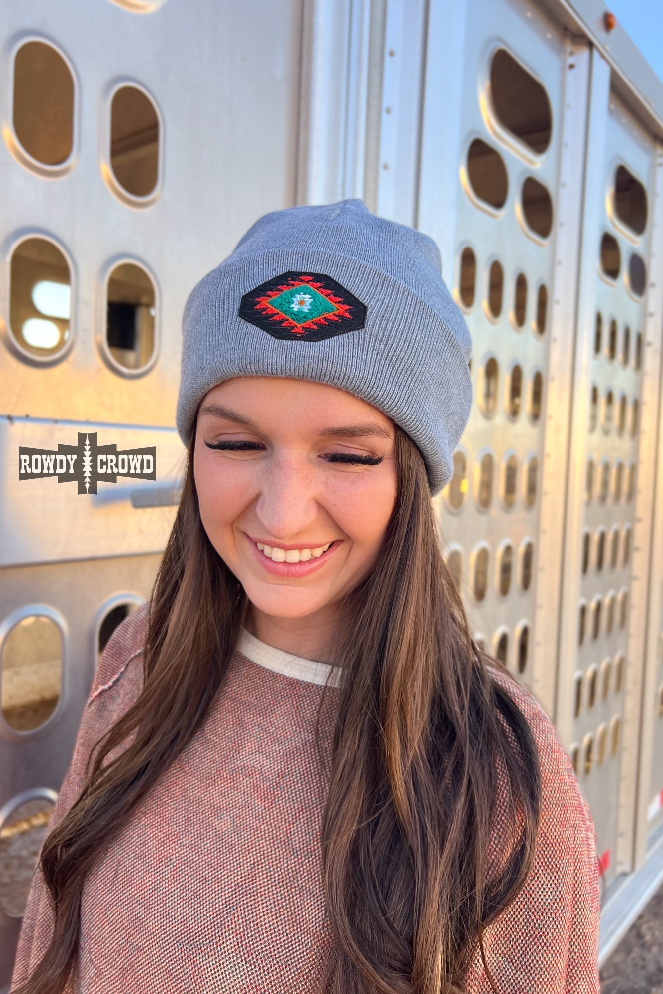 Alvarado Aztec Beanie - Pistols 'n Petticoats - #westernboutique# - #westernfashion#