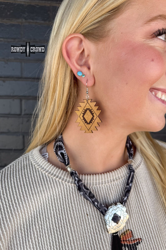 Aztec Cowgirl Earrings - Pistols 'n Petticoats - western boutique - womens western wear - western wear womens