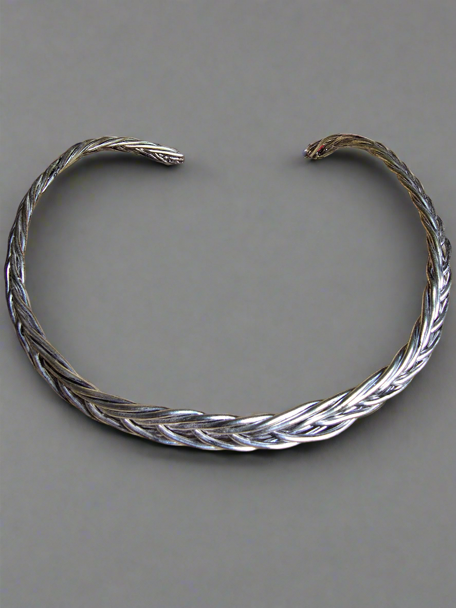 silver braided choker, western choker necklace, luxury western jewelry, handcrafted choker necklace, western fashion accessories, country chic jewelry, cowgirl statement necklace, pistols n petticoats jewelry, braided metal choker, classy cowgirl style, western boutique jewelry, silver western necklace, boho western choker, high end cowgirl accessories, rodeo fashion jewelry, elegant western necklace, western luxury accessories, artisan cowgirl jewelry, silver braided necklace, luxury country style
