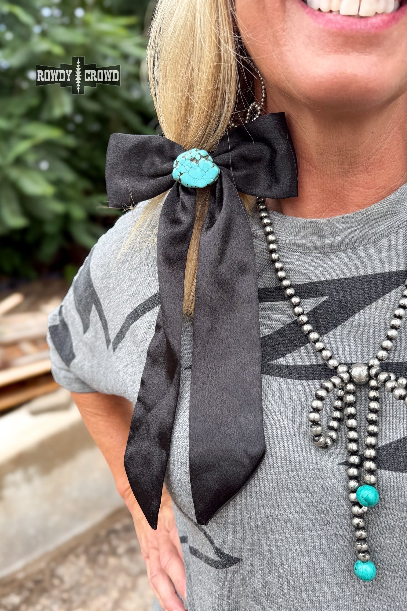 Black Betty Bow - Pistols 'n Petticoats - western boutique - womens western wear - western wear womens