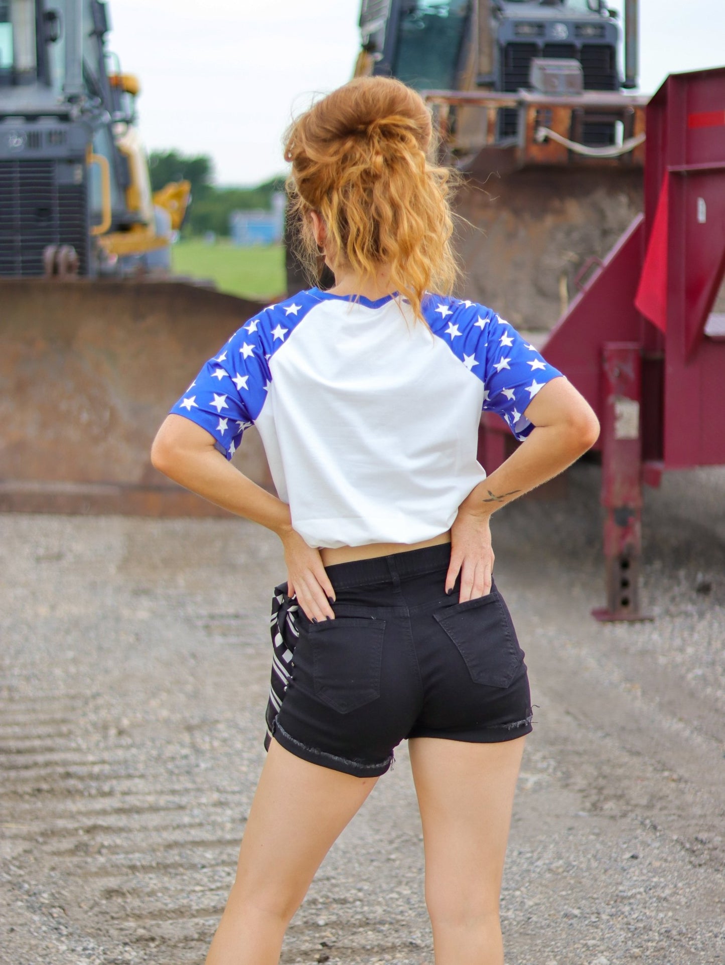 BLACK - Shenandoah Stud Shorts - Pistols 'n Petticoats - western boutique - womens western wear - western wear womens