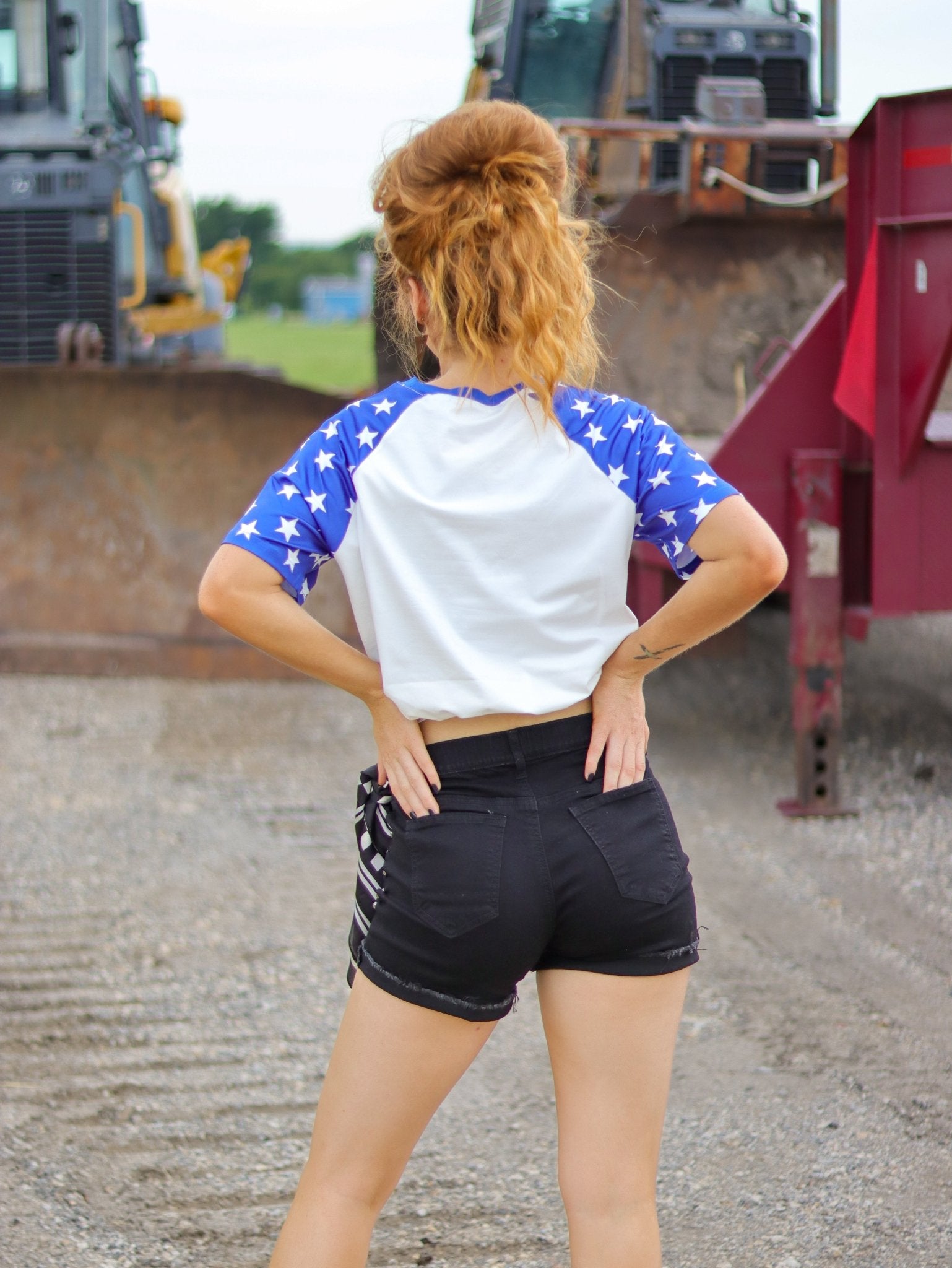 BLACK - Shenandoah Stud Shorts - Pistols 'n Petticoats - western boutique - womens western wear - western wear womens