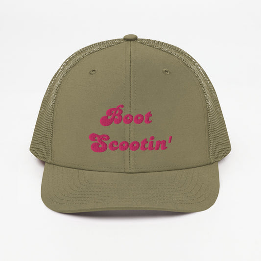Boot Scootin Trucker Hat - Pistols 'n Petticoats - #westernboutique# - #westernfashion#